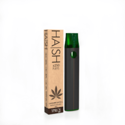 Disposable vape with hash flavor